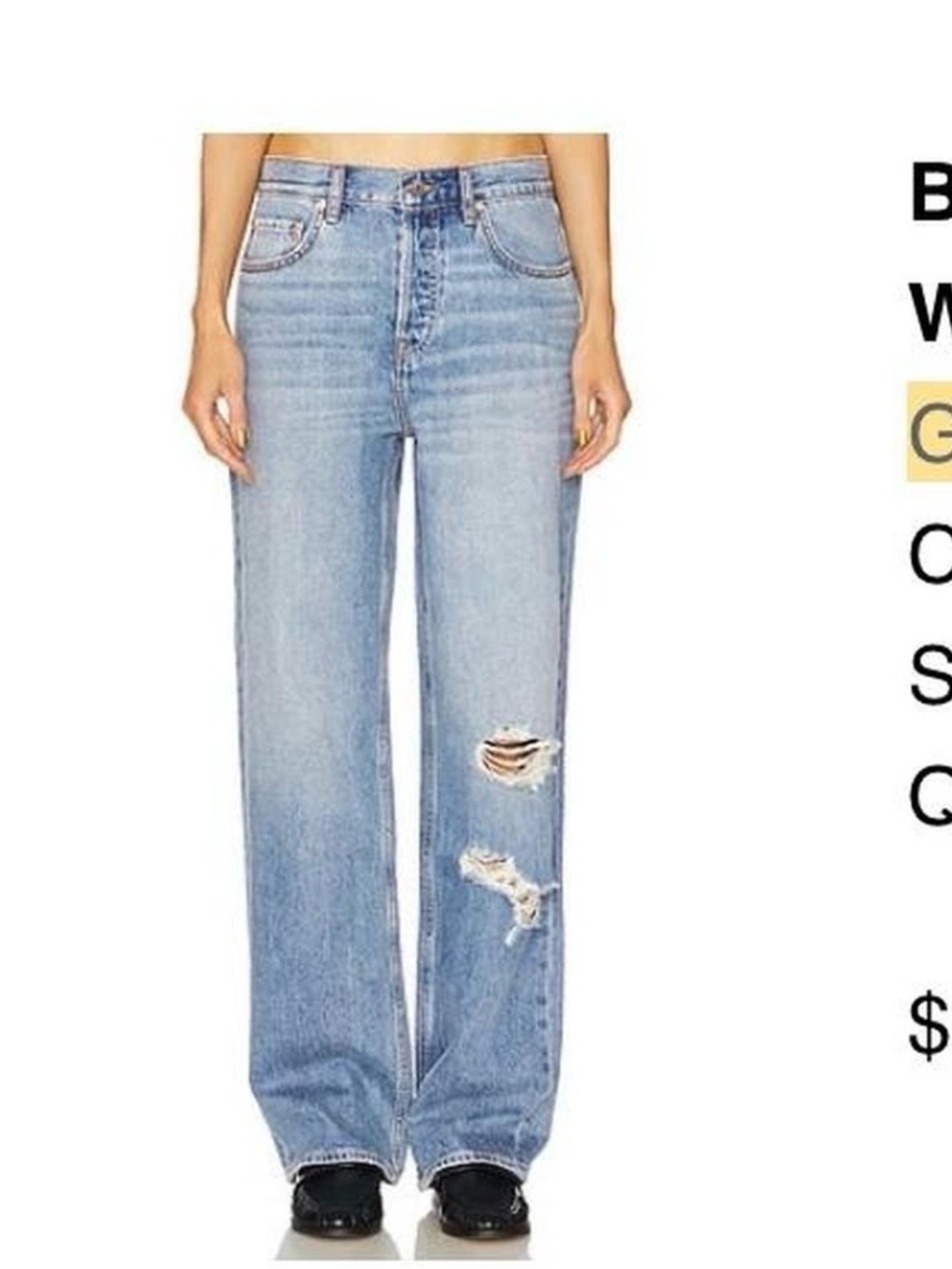 GRLFRND Bella Low Rise Jean
